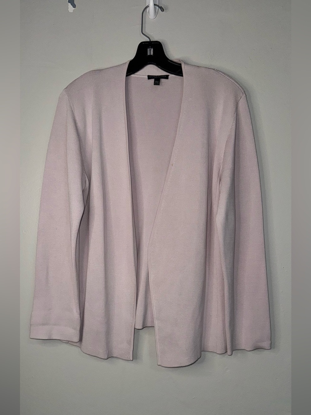 Eileen Fisher Light Pink Open Front Knit Cardigan